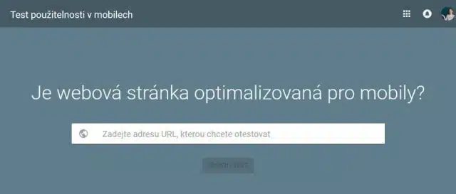 Test použitelnosti v mobilech