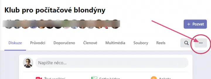 jak připonout skupinu na Facebooku mezi zástupce
