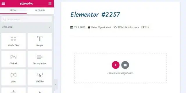 wordpress - plugin Elementor